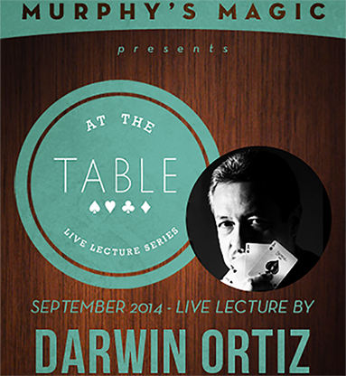 At the Table Live Lecture - Darwin Ortiz 9/3/2014 -