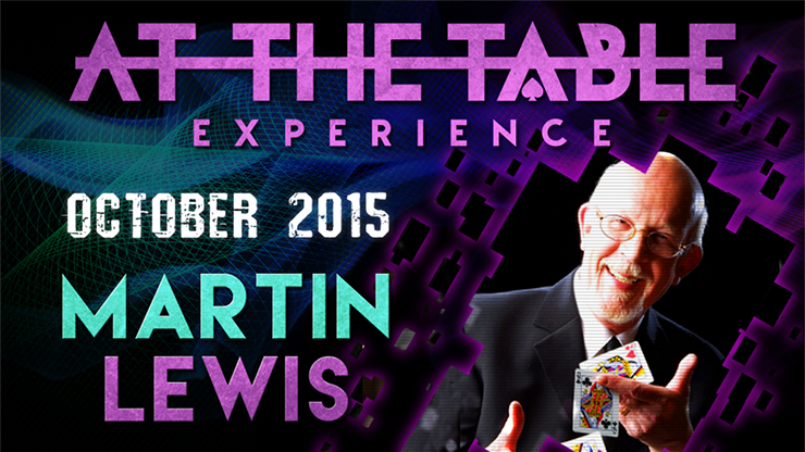 At the Table Live Lecture Martin Lewis October 21st 2015
