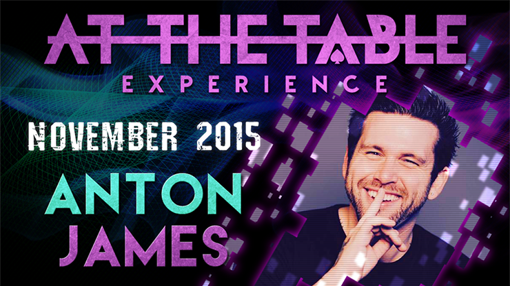 At the Table Live Lecture Anton James November 4th 2015