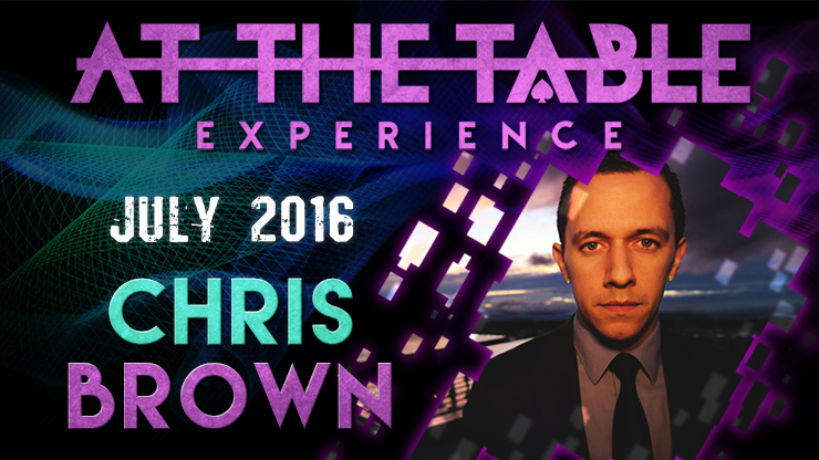 At The Table Live Lecture Chris Brown July 6th 2016