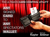 Any Signed Card to Any Spectator's Wallet[BLACK] by Jeff Kaylor