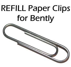 REFILL Paper Clips for Bently