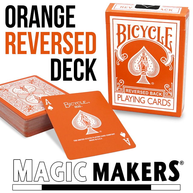 Bicylce Orange Reversed Back