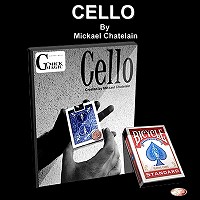 Cello (Red) by Mickael Chatelain