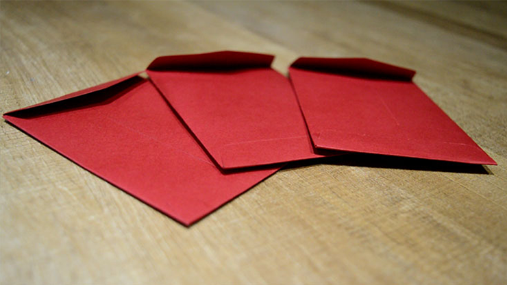 Decipher Envelopes (Red) by Manoj Kaushal