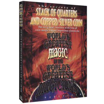 Stack Of Quarters And Copper/Silver Coin (World\'s Greatest Magic)
