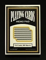 Playing Cards Memo Pad (Black)