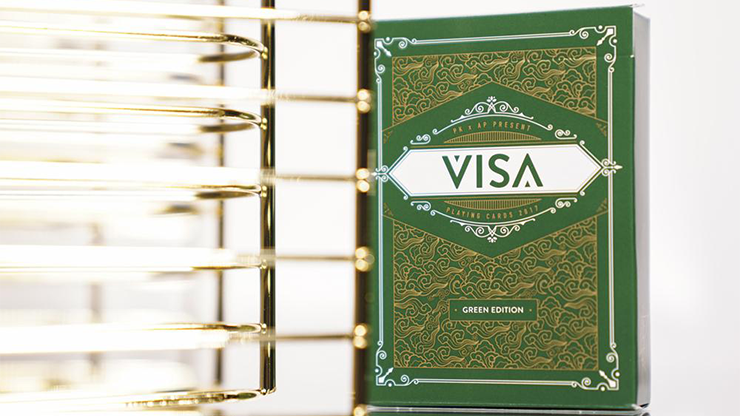 Visa Playing Cards (Green) by Patrick Kun and Alex Pandrea