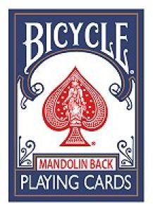 Bicycle 809 Mandolin Back (Blue) by USPCC