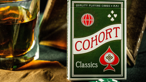 Green Cohorts (Luxury-pressed E7) Playing Cards by Ellusionist