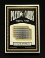 Playing Cards Memo Pad (Black)