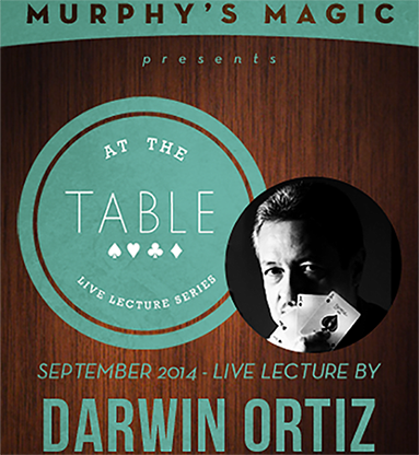 At the Table Live Lecture - Darwin Ortiz 9/3/2014 - video DOWNLOAD