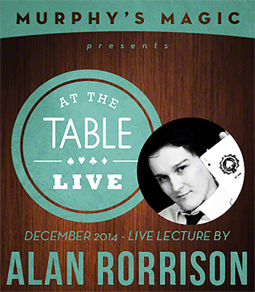 At the Table Live Lecture - Alan Rorrison 12/10/2014 -