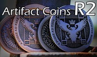 Artifact Coins R2 (Silver-Half Dollar) / Ellusionist