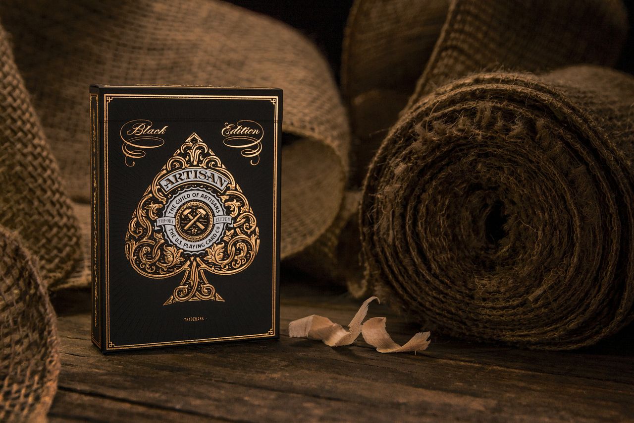 Artisan Playing Cards [Black] by Theory11