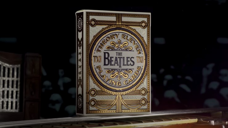 The Beatles Special Edition (White) Playing Cards by theory11