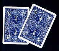 Bicycle Double Back (Blue/Blue)