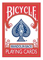 Bicycle 809 Mandolin Back (Red) by USPCC