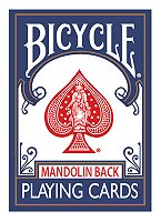 Bicycle 809 Mandolin Back (Blue) by USPCC