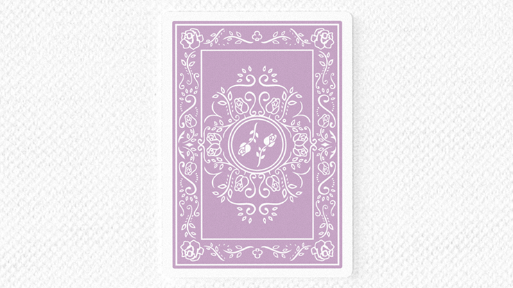 Black Roses Lavender (Marked) Edition Playing Cards