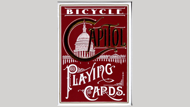 Bicycle Capitol (RED) Playing Cards by US Playing Card