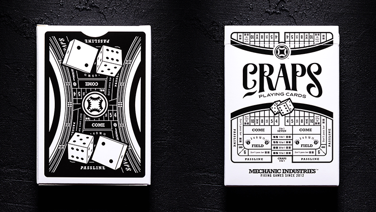 Craps Playing Cards by Mechanic Industries