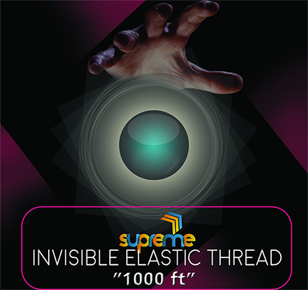 Invisible Elastic Thread (1000 ft Spool) by Supreme Magic World