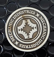 Mechanic Coin (Full Dollar/Gun Metal Grey) by Mechanic Industries