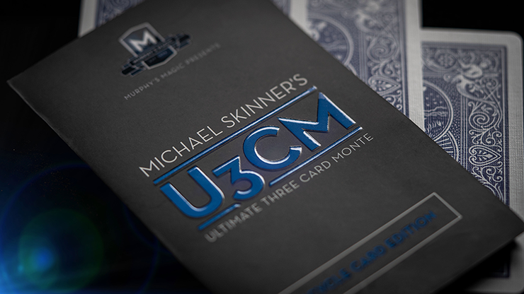 Michael Skinner's Ultimate 3 Card Monte (U3CM) (Blue) by Murphy's Magic Supplies Inc.