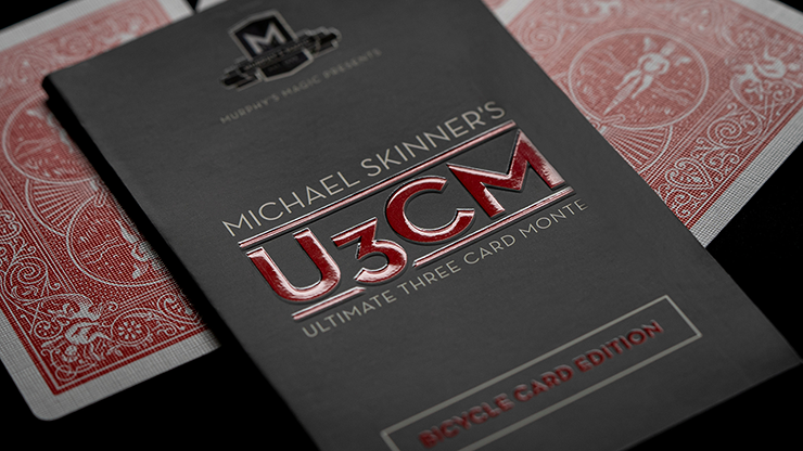 Michael Skinner\'s Ultimate 3 Card Monte (U3CM) (Red) by Murphy\'s Magic Supplies Inc.