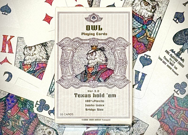 Owl Playing Cards (Ver.3.0) Texas hold \'em by Yasuyuki Honne