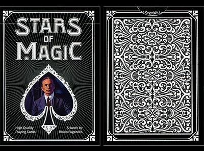 Stars of Magic Playing Cards (Black)