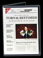 Torn and Restored Newspaper Illusion