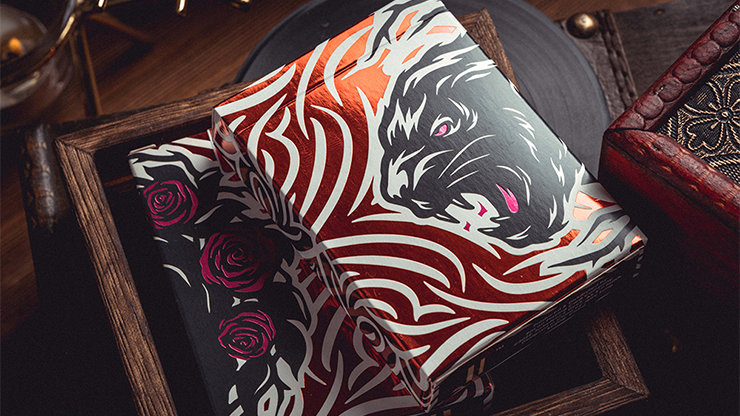 Turbulence (Year of the Tiger) Playing Cards by Bacon Playing Card Company