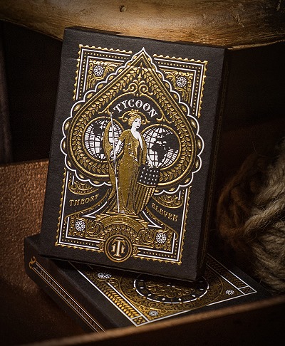 Tycoon Playing Cards (Black) by Theory11