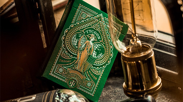 Tycoon Playing Cards (Green) by Theory11