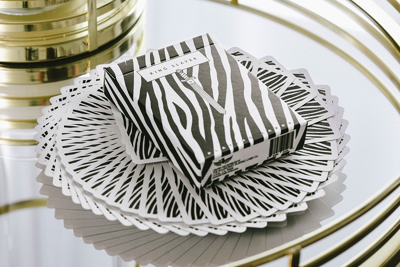 Zebra King Slayer Playing Cards by Ellusionist