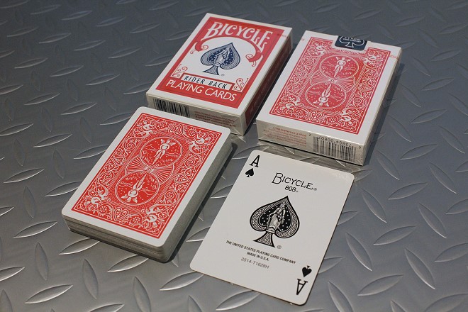 Bicycle Playing Cards Poker (Red) : マジックショップ ストリートマジシャン - ストリートマジック専門手品通販