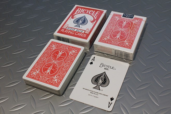 Bicycle Playing Cards Poker (Red) : マジックショップ ストリート