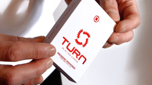 TURN (Red) Playing Cards by Mechanic Industries