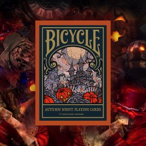 Bicycle Autumn Night Playing Cards by Yasuyuki Honne