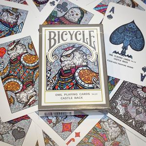 Bicycle Owl Playing Cards (Ver.2.0) Castle Back by Yasuyuki Honne