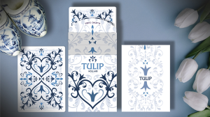 White Tulip Playing Cards by Dutch Card House Company